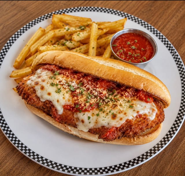 Chicken Parmigiana.