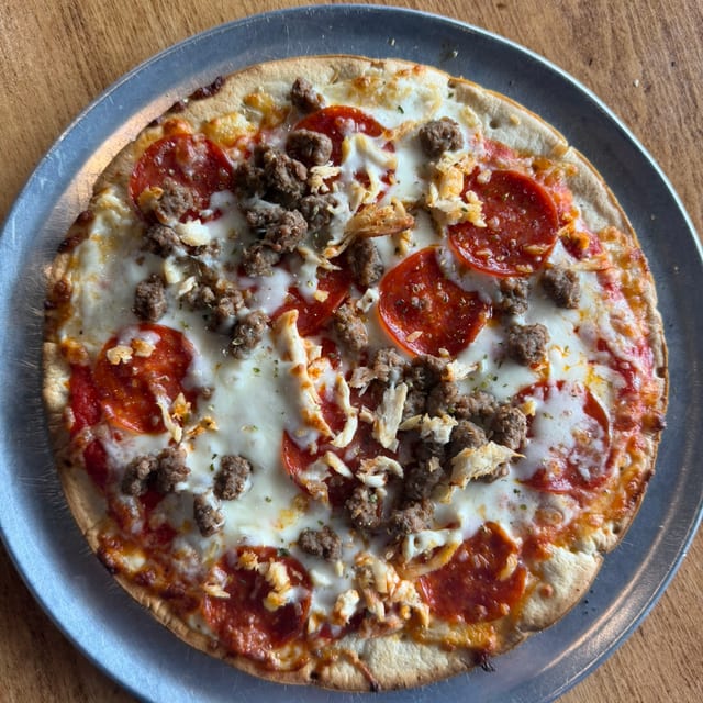 Cauliflower Crust Mobster Pizza.