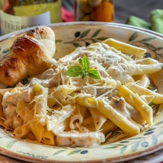 Chicken Penne Alfredo