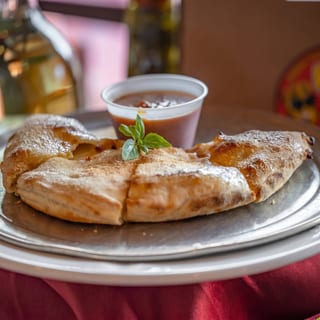 Mushroom Pepperoni Calzone